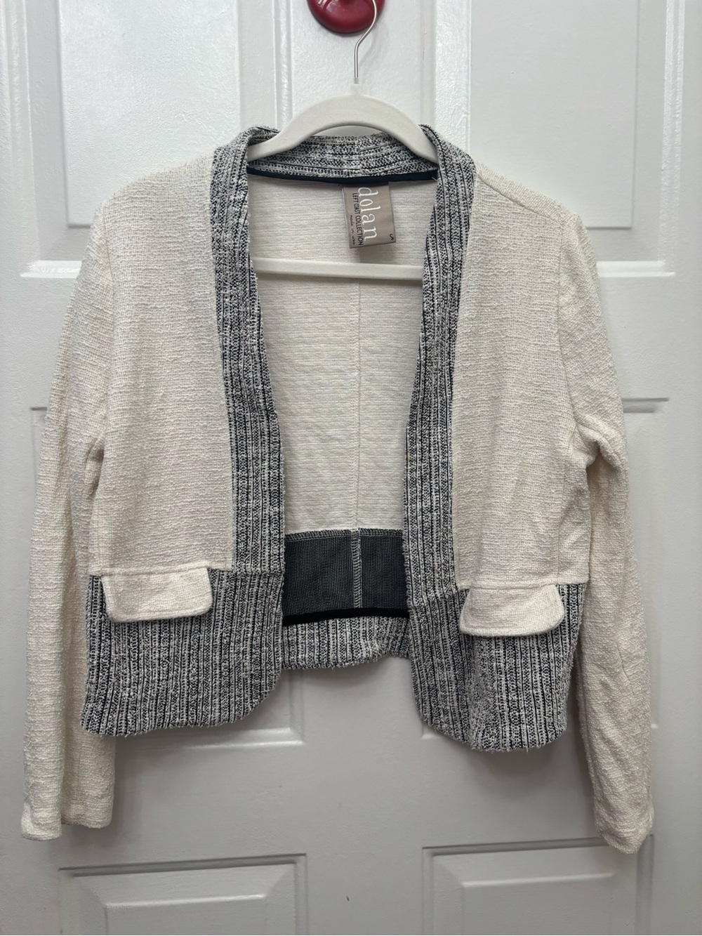 Anthropologie Left Coast Collection Dolan Textured “Sheridan” Chropped Blazer